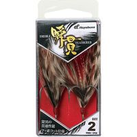 ハヤブサ FF603-6 瞬貫 TREBLE FEATHERED 1袋（直送品）