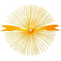 ハヤブサ HR215-6 集寄 カニラバ オレンジ　1個（直送品）