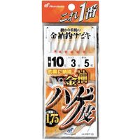 ハヤブサ HS713 一番 金袖針 ハゲ皮