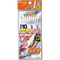 ハヤブサ HS731-8-2 一番 ママカリ 金袖 8本針 1袋（直送品）