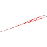 ハヤブサ SE183-7 ネクタイ ツイン エビレッドゼブラ 1個（直送品）