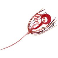 ハヤブサ SE186-1ネクタイフックスパイラル 赤海老　1個（直送品）