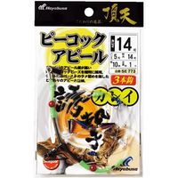 ハヤブサ SE773-13-4 カレイ ピーコックアピール 3本鈎 1袋（直送品）