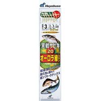 ハヤブサ SS135-2-1.5 実戦20 オーロラ緑スキン 1袋（直送品）