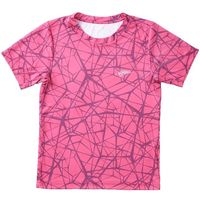 ハヤブサ Y1643W-LL-48 UVTシャツ レディース ピンク 1枚（直送品）