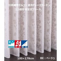 川島織物セルコン ウォッシャブル 防炎 遮光 ドレープカーテン DF1123S 1000×1780mm 1枚