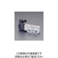 エスコ AC100V・Rc1/4” 5方向電磁弁(流量3.0C) EA153HL-15 1個（直送品）
