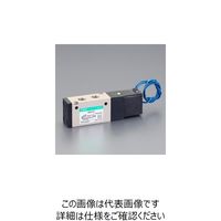 エスコ AC200V・M5 5方向電磁弁(ダイレクト配管) EA153HL-2 1個（直送品）