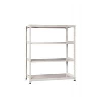 エスコ 1790x600x1200mm/150kg/4段 スチール棚 EA976DL-180C 1台(1個)（直送品）