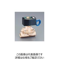 エスコ AC200V・Rc1/2” 2方向電磁弁(パイロット式) EA153HB-16 1個（直送品）