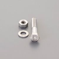 エスコ M20x 80mm強力六角ボルト(SUS/ナットワッシャ付半ネジ EA949DT-2003 1セット（直送品）