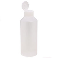 金鵄製作所 NK投薬瓶 200mL ワンタッチキャップ(ホワイト:白) 目盛印刷なし B31C0-900WH 1箱(100本入)（直送品）