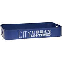 ベストコ 多目的収納ボックス シティーアーバン 浅型L ND-4547 幅500×奥行300×高さ80mm ネイビー 1個（直送品）