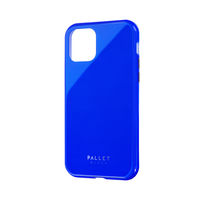 iPhone 11 Pro ケース ガラスハイブリッドケース SHELL GLASS COLOR アイフォン11プロ ブルー（直送品）