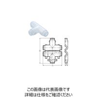 未来工業 チーズジョイントカバー（一体型） CTP-1613A 1セット（20個）（直送品）