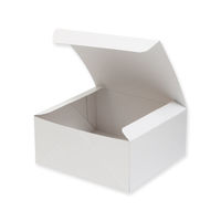 【ケース販売】シモジマ SWAN 食品容器 鯛焼箱 5個用 白無地 004661246 1ケース(25枚入×16袋 合計400枚)（直送品）
