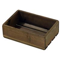 パールイデア 木製ボックス　茶小 042100-21671 1個（直送品）