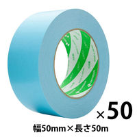 【ガムテープ】 ニュークラフトテープ No.305C ライトブルー 幅50mm×長さ50m ニチバン 1箱（50巻入）