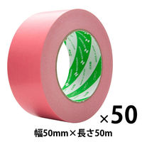 【ガムテープ】 ニュークラフトテープ No.305C ピンク 幅50mm×長さ50m ニチバン 1箱（50巻入）