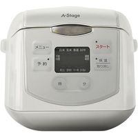 A-Stage 4合炊きマイコン式炊飯器　ホワイト GRC-H40W 1台