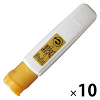 ぺんてる エフ水彩 ポリチューブ入り 単色 12ml きんいろ 絵の具 10個 WFCT90