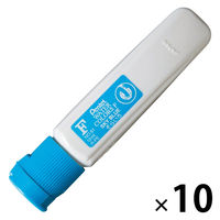 ぺんてる エフ水彩 ポリチューブ入り 単色 12ml そらいろ 絵の具 10個 WFCT61