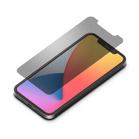 PGA iPhone 12 mini用 ガイドフレーム付き 液晶保護ガラス 覗き見防止 PG-20FGL05MB 1枚