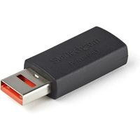 USBデータブロッカーアダプタ／USB-A オスメス　USBSCHAAMF　1個　StarTech.com（直送品）