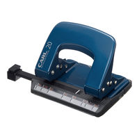 カール事務器 アリシス　ブルー　穿孔枚数20枚　 LP-20-B 1個