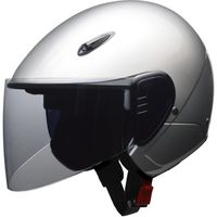 リード工業 RE-351 セミジェットヘルメット シルバー LL 151219 1個（直送品）
