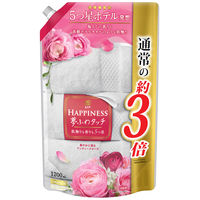 【アウトレット】レノアハピネス 夢ふわタッチ華やかに香るアンティークローズ 詰め替え 超特大サイズ 1200ml 柔軟剤 P＆G