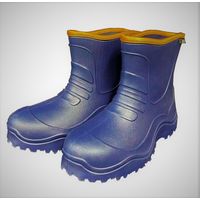 ヤマショウ 超軽ショートブーツ ネイビー L YRB-003NVL 1足（直送品）