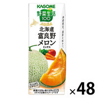 カゴメ 野菜生活100 本日の逸品 北海道富良野メロンミックス 195ml 1セット（48本）