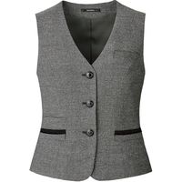 ボンマックス BONOFFICE ベスト グレイ 7号 AV1281-2-7（直送品）