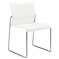 【軒先渡し】宮武製作所 MaD3.14 スタッキングチェア ホワイト SCH-01WH 1セット（4脚入り）（直送品）