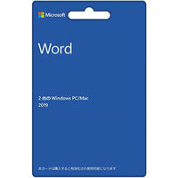 マイクロソフト Word 2019　POSAカード版 WORD2019/U 1個（直送品）