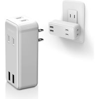 USB充電器 USBタップ USBA×2ポート コンセント×2個口 スマホ タブレット AC ホワイト ECT-10WH エレコム 1個（直送品）