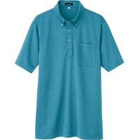 アイトス 吸汗速乾半袖ボタンダウンポロシャツ（男女兼用） AZ10603