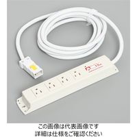 アメリカン電機 平刃OAタップ4個口コード付 KC1036NF 2M ヒラハOAタップ 4コロ 1個（直送品）