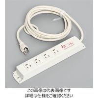 アメリカン電機 抜止OAタップ4個口コード付 KC1134NF 5M ヌケドメOAタップ 4コロ 1個（直送品）