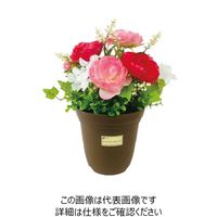 ユニット 造花鉢 ラナンキュラス(ピンク色) 935-44 1個（直送品）