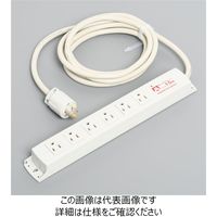 アメリカン電機 平刃OAタップ6個口コード付 KC1235NF 5M ヒラハOAタップ 6コロ 1個（直送品）