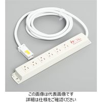 アメリカン電機 平刃OAタップ6個口コード付 KC1236NF 5M ヒラハOAタップ 6コロ 1個（直送品）