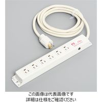 アメリカン電機 抜止OAタップ6個口コード付 KC1335PT 5M ヌケドメOAタップ 6コロ 1個（直送品）