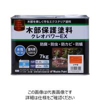 和信ペイント 水性木材防腐防虫塗料 クレオパワーEX 7kg けやき 4965405163209 1缶（直送品）