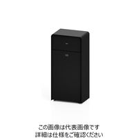 ミヅシマ工業 MSERIES中型屑入 ブラック 3621124 1台（直送品）