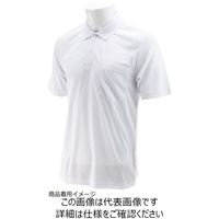 藤原産業 SK11 半袖ポロシャツ 1枚 LーWHTー1P ホワイト L-WHT-1P 1セット(2枚)（直送品）