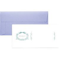 山櫻 ことのは長方形カード・封筒　お礼０１　10袋セット 351274 1セット（1種×10袋）（直送品）