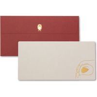 山櫻 かしこ長方形カード・封筒　梟　10袋セット 351271 1セット（1種×10袋）（直送品）