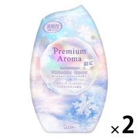 お部屋の消臭力 プレミアムアロマ 玄関 リビング用 部屋用 トゥインクルスノー 400mL 1セット（1個×2） エステー 消臭 芳香剤